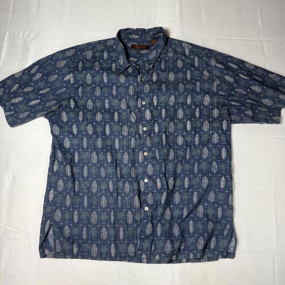 Tori Richard Honolulu Short Sleeve Button Up Hawaiian Shirt Men's 2XL